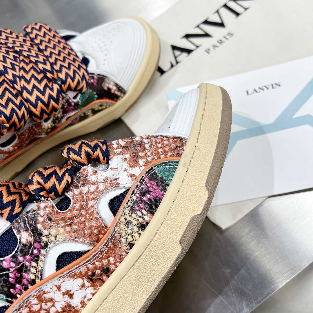 Lanvin Curb Low-Top Sneakers - PerfectKickZ