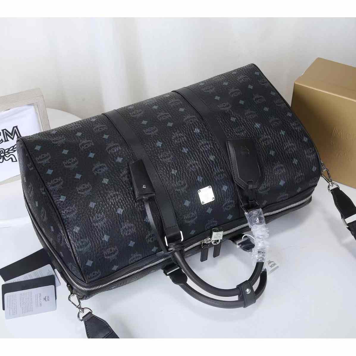 MCM Ottomar Weekender Bag In Visetos - PerfectKickZ