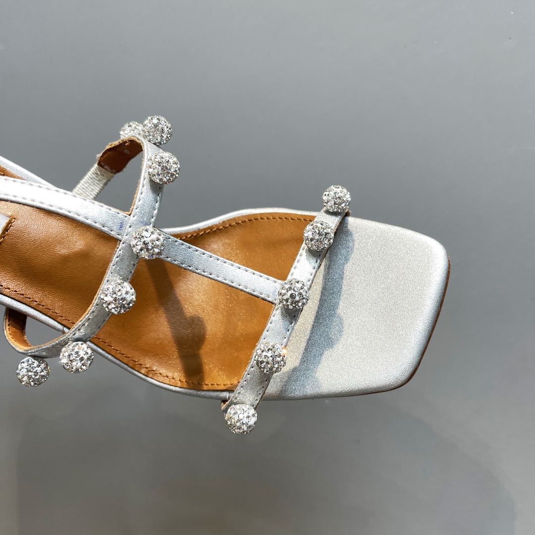 Aquazzura Cha Cha Cha Crystal Sandal  95 - PerfectKickZ