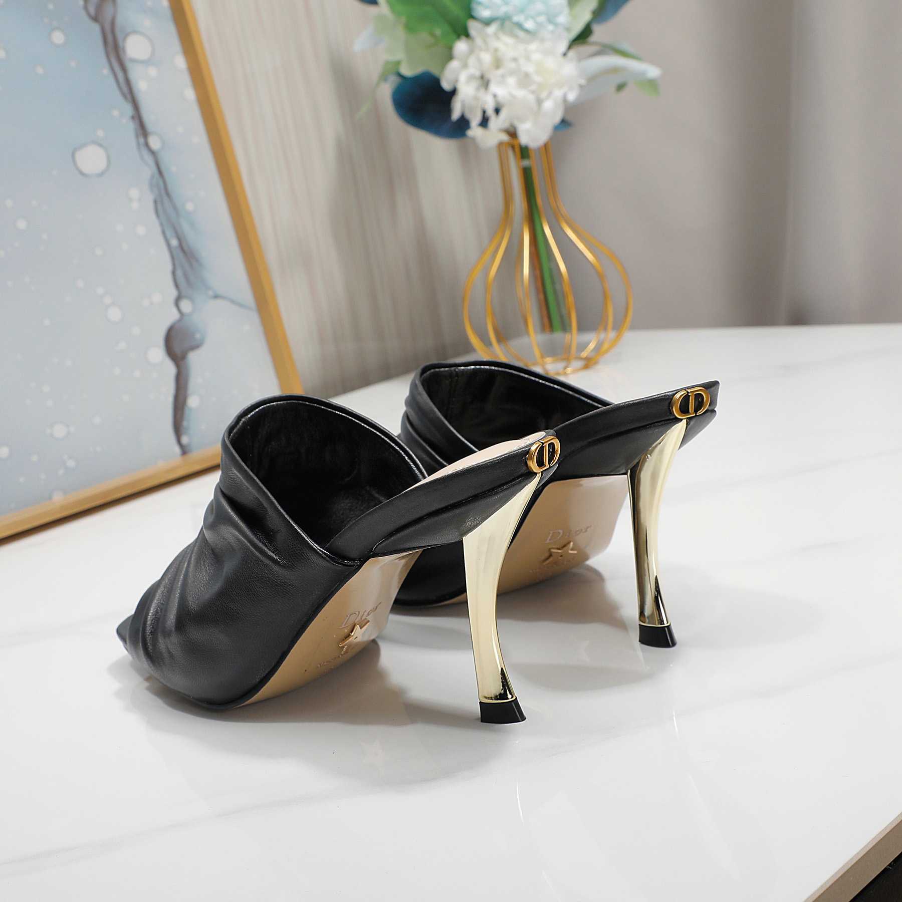 Dior D-Fame Open-Toe Pump - PerfectKickZ