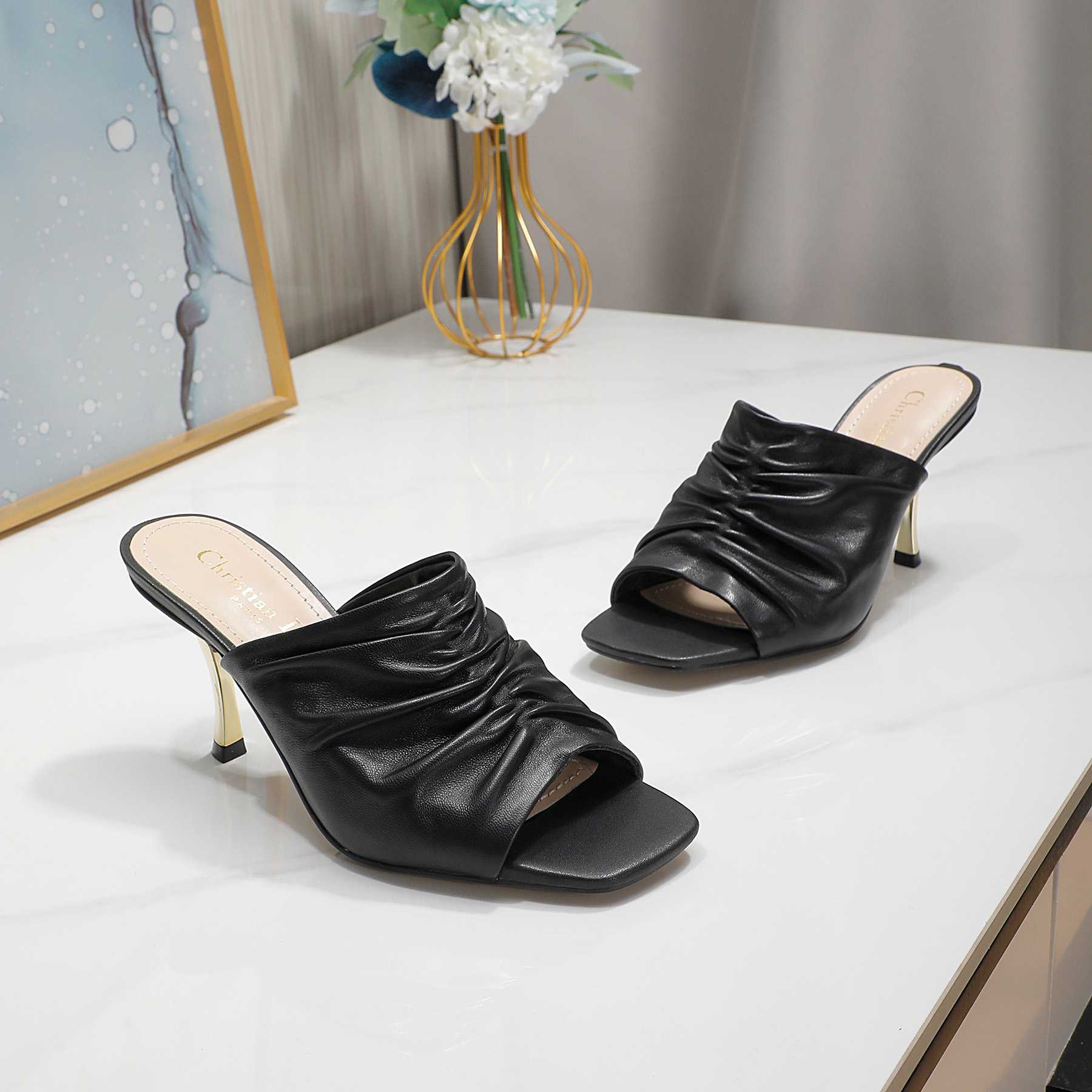 Dior D-Fame Open-Toe Pump - PerfectKickZ