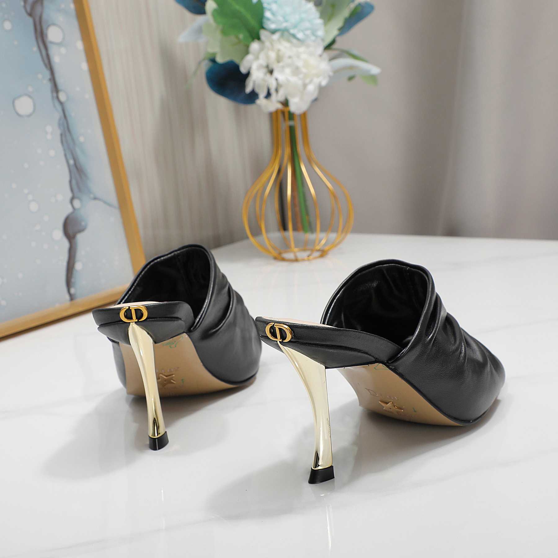 Dior D-Fame Open-Toe Pump - PerfectKickZ