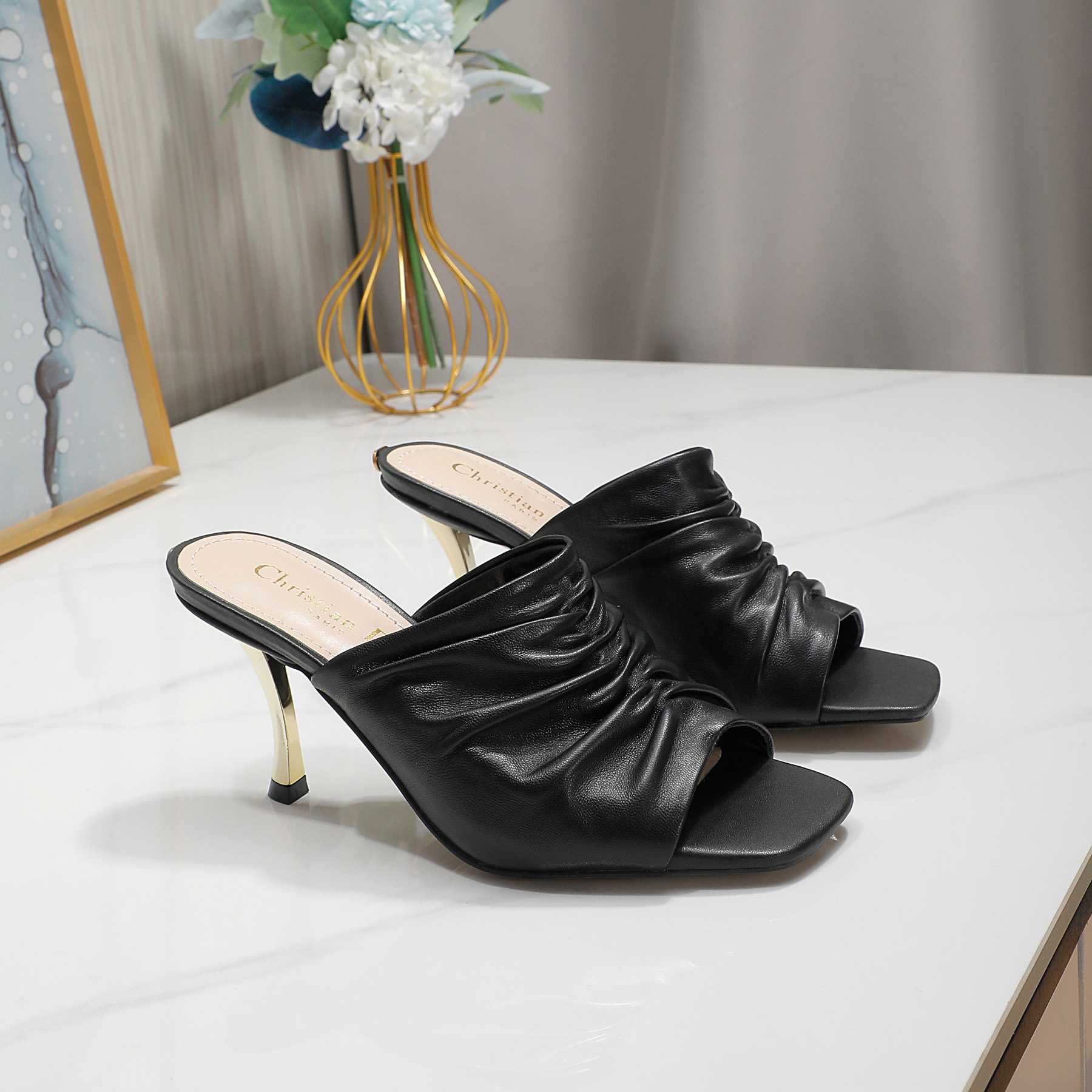Dior D-Fame Open-Toe Pump - PerfectKickZ