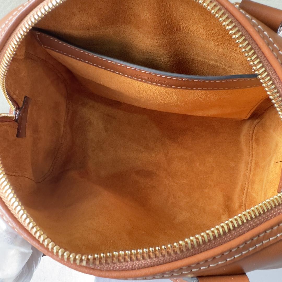 Celine Small Boston Cuir Triomphe In Smooth Calfskin Tan - PerfectKickZ