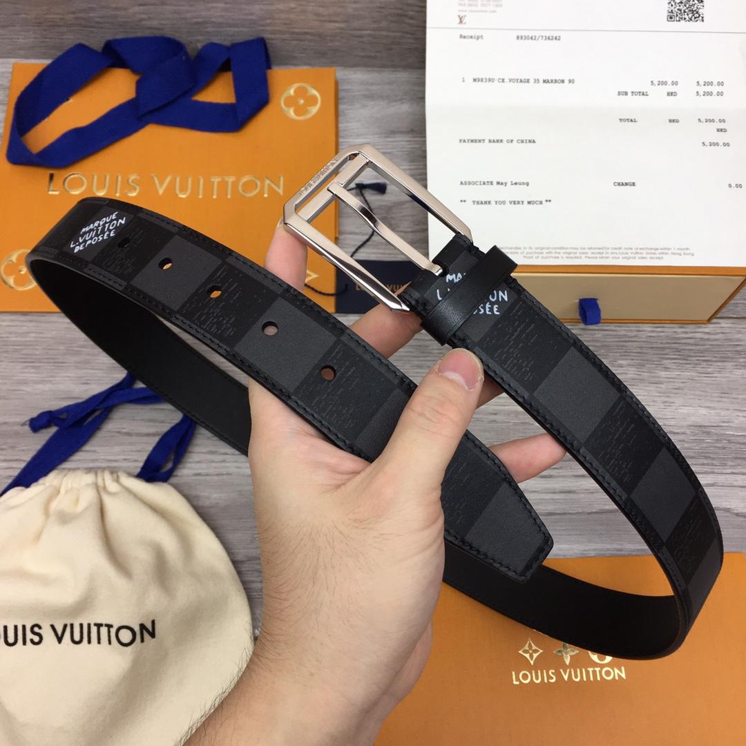 Louis Vuitton Belt  35mm - PerfectKickZ