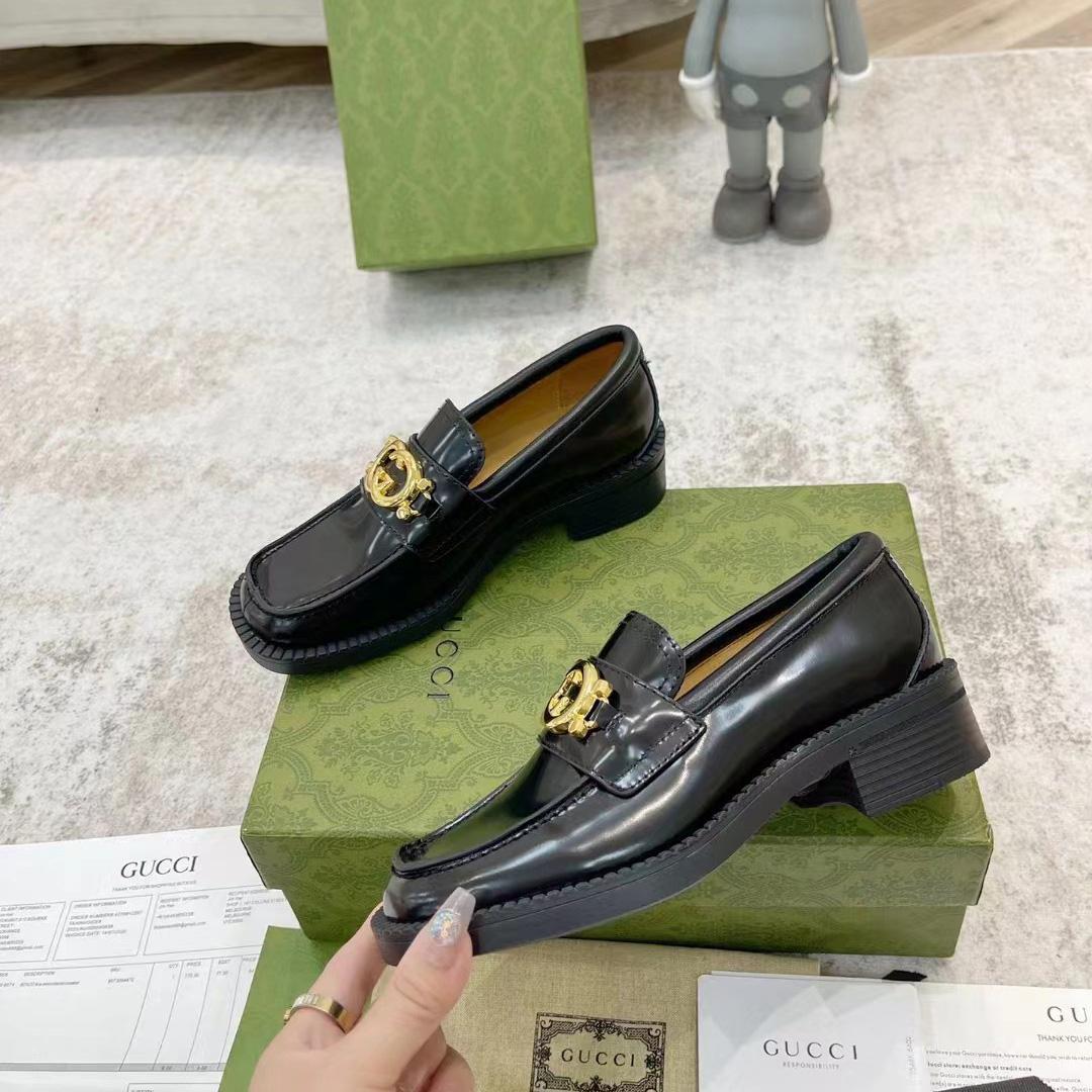 Gucci Women's Loafer With Interlocking G - PerfectKickZ