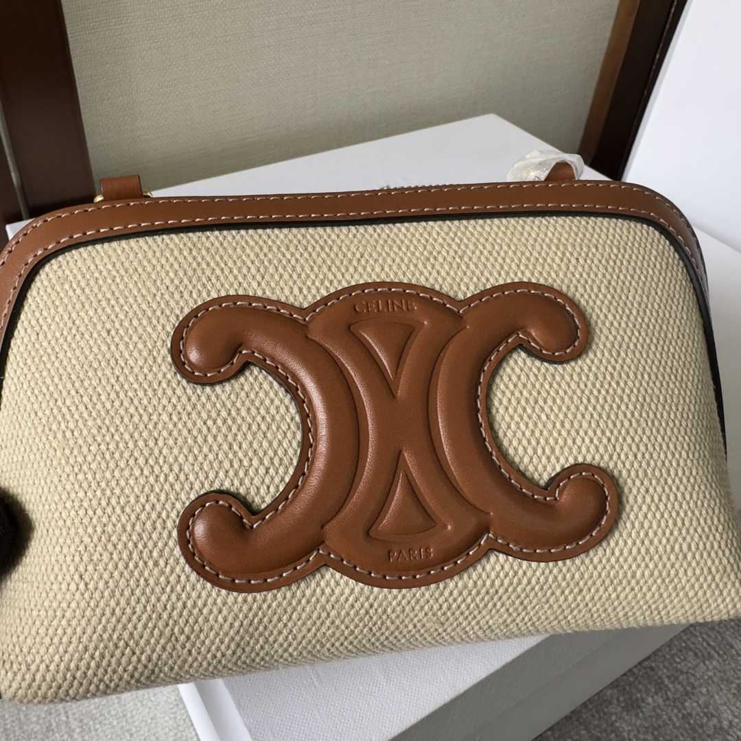 Celine Clutch On Chain Cuir Triomphe Natural / Tan - PerfectKickZ