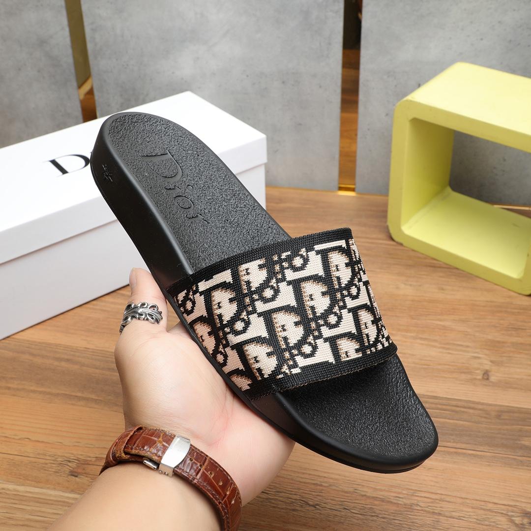Dior Oblique Jacquard Sandals  - PerfectKickZ