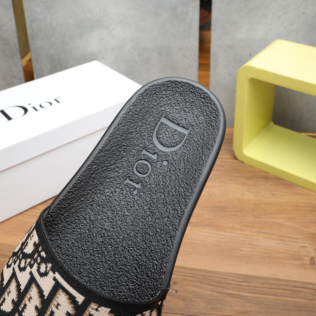 Dior Oblique Jacquard Sandals  - PerfectKickZ