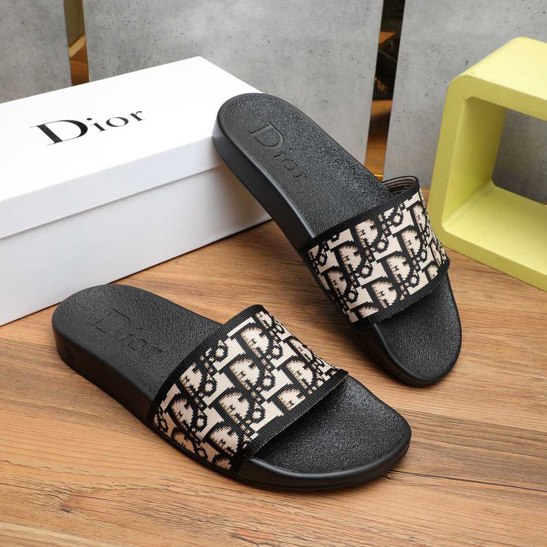Dior Oblique Jacquard Sandals  - PerfectKickZ
