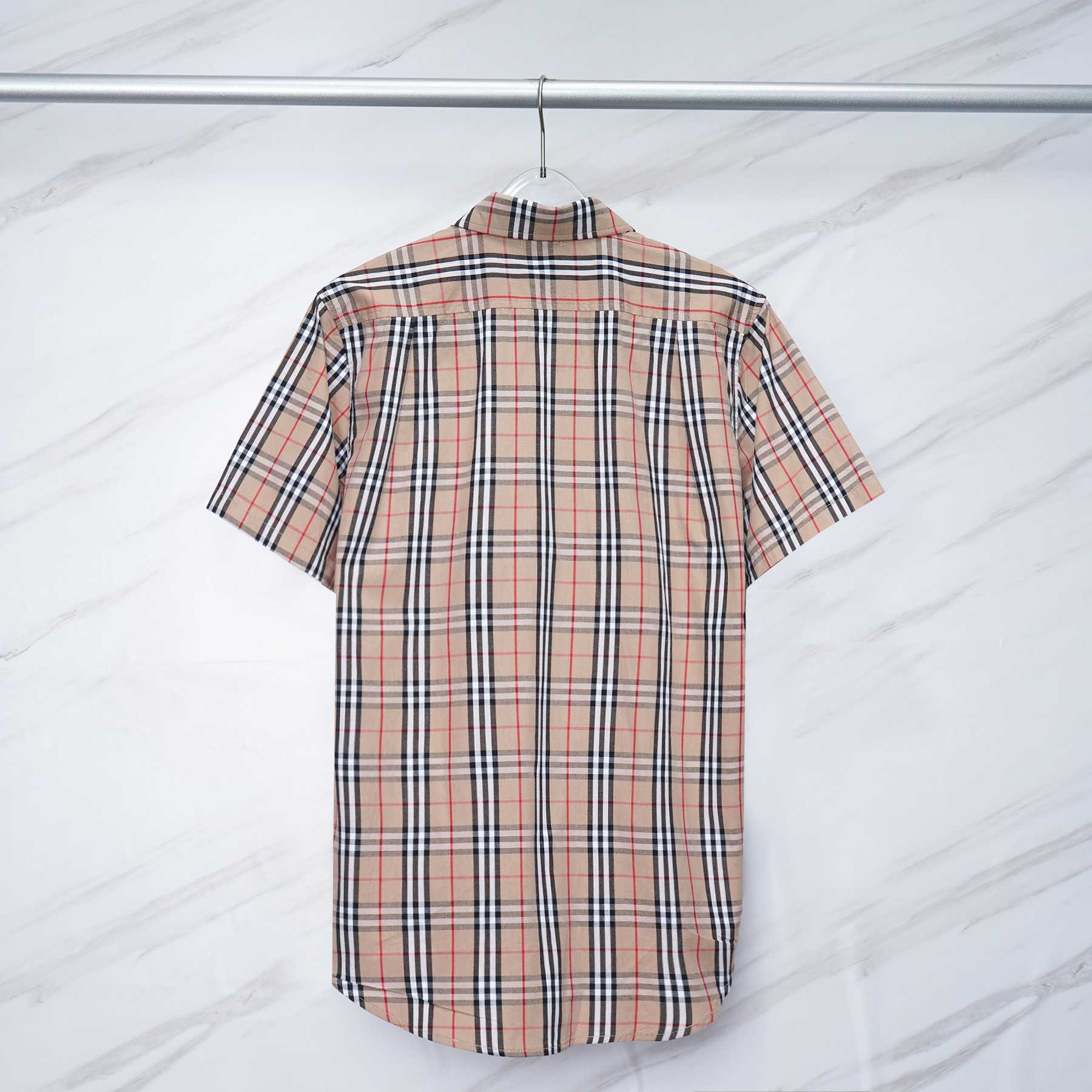 Burberry Short-sleeve Check Cotton Poplin Shirt & Shorts - PerfectKickZ