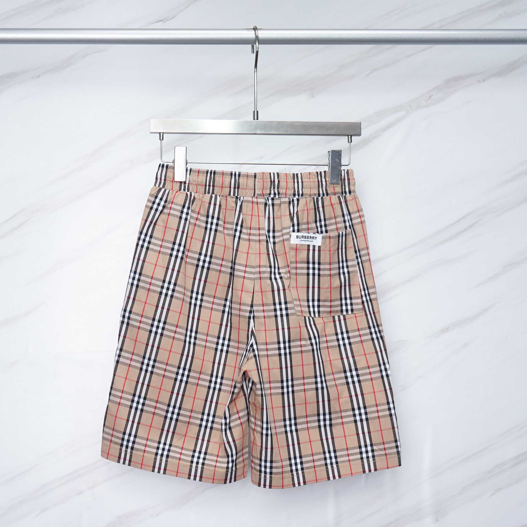 Burberry Short-sleeve Check Cotton Poplin Shirt & Shorts - PerfectKickZ