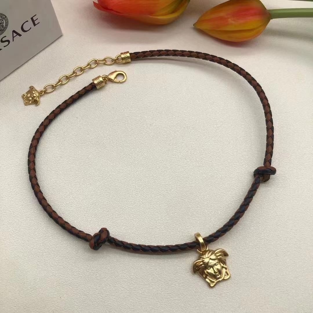 Versace Braided Medusa Bracelet - PerfectKickZ