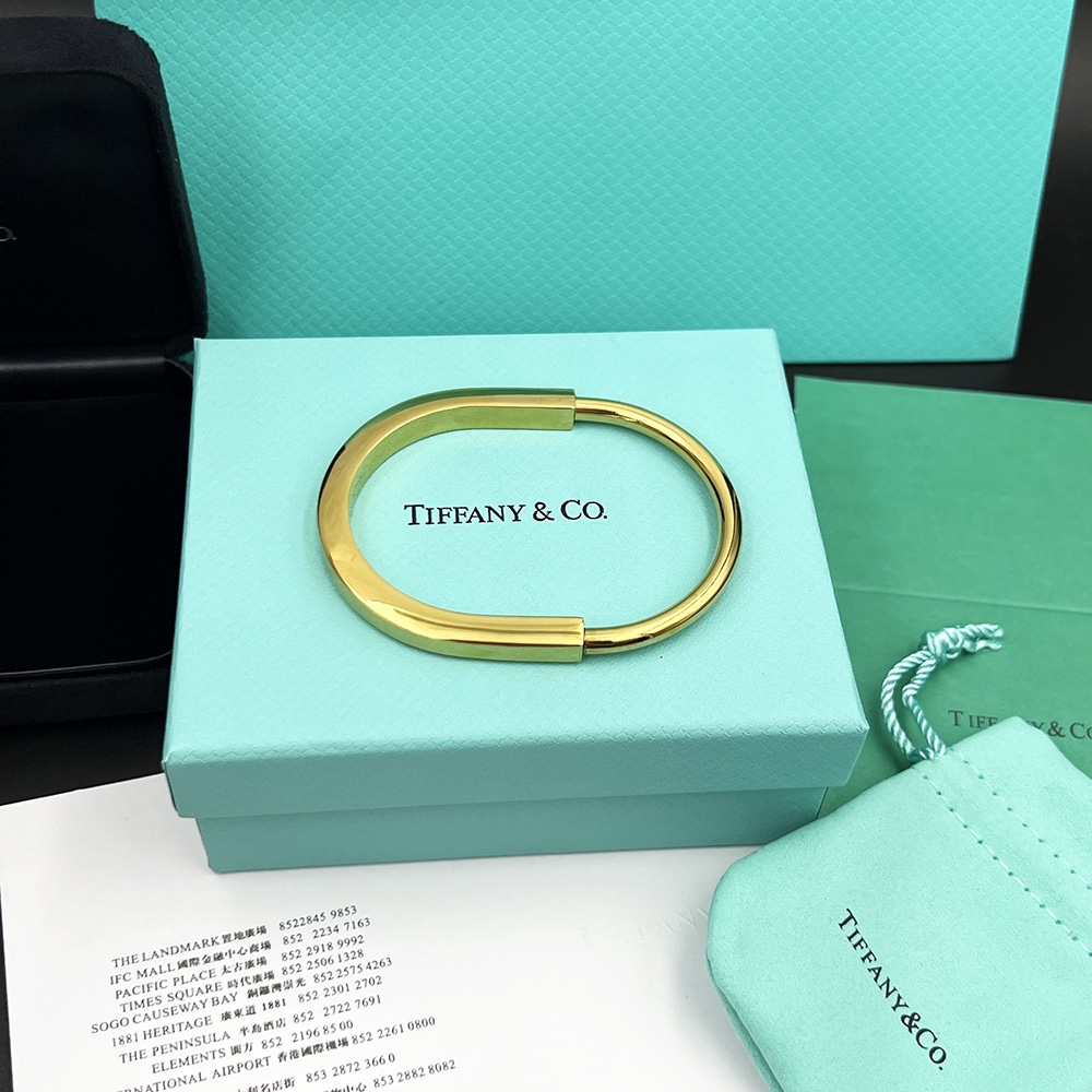 Tiffany&CO Lock Bangle In Yellow Gold - PerfectKickZ