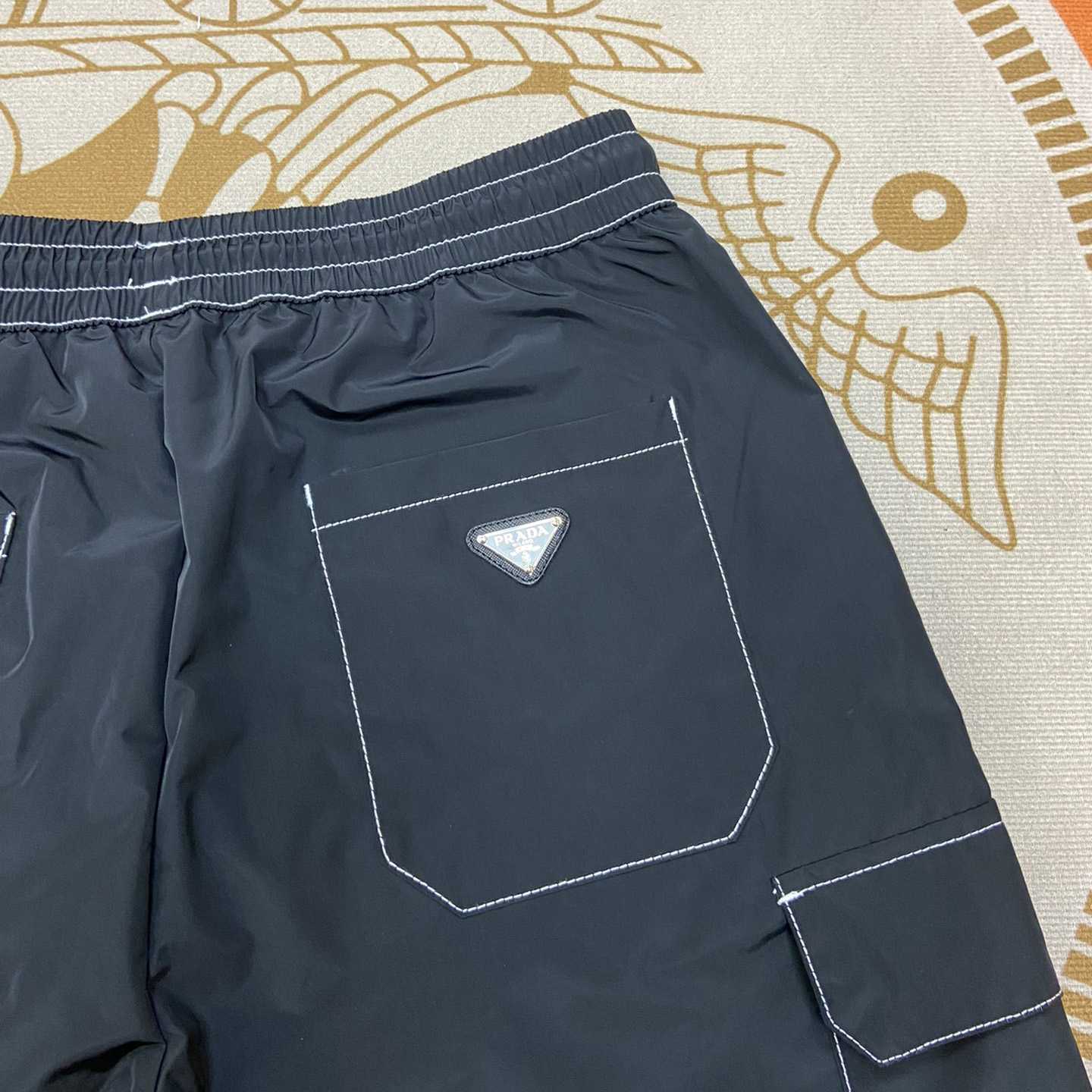 Prada Logo Cotton Shorts - PerfectKickZ