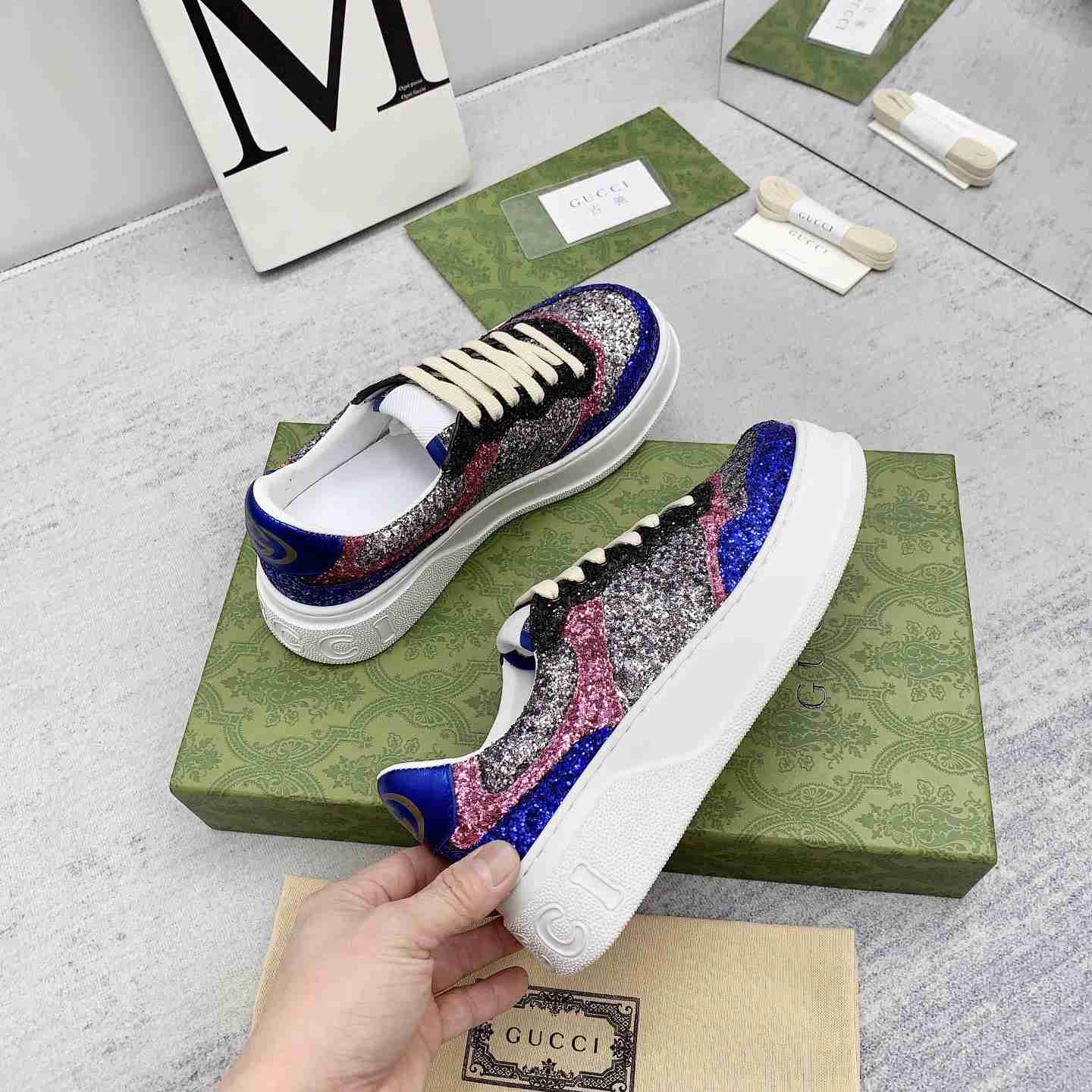 Gucci Glitter Sneaker - PerfectKickZ