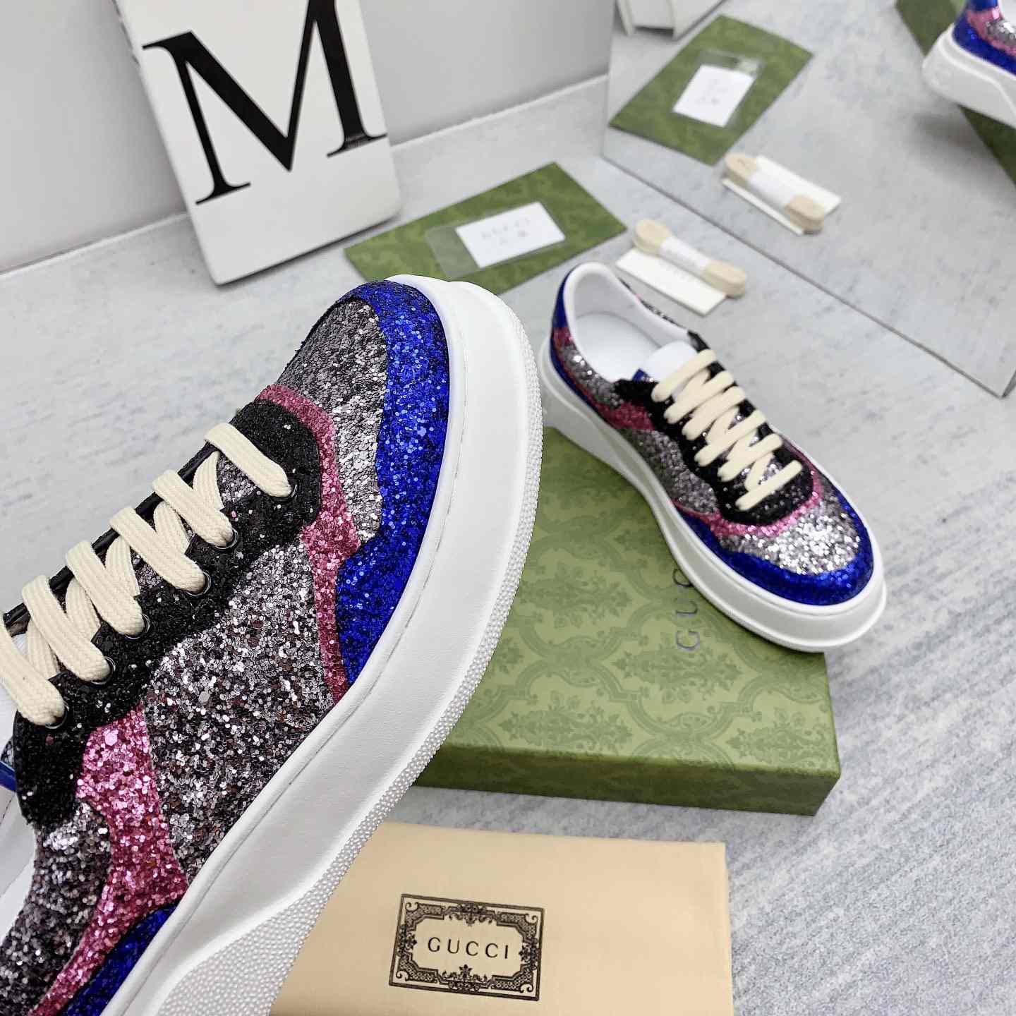 Gucci Glitter Sneaker - PerfectKickZ