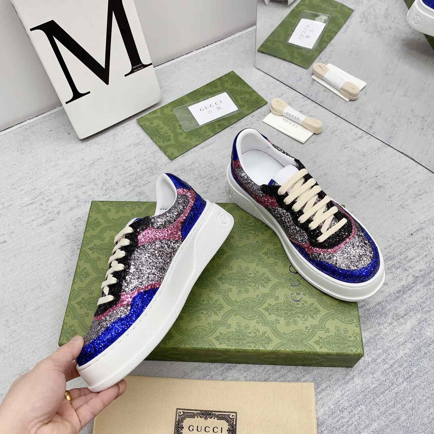 Gucci Glitter Sneaker - PerfectKickZ