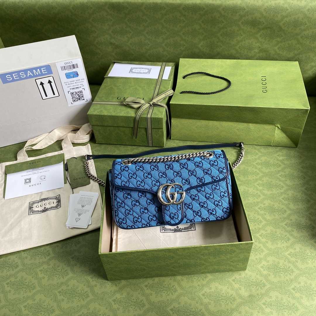Gucci GG Marmont Mini Shoulder Bag(26-15-7cm) - PerfectKickZ