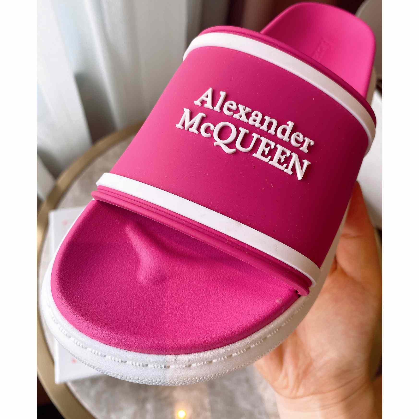 Alexander Mqueen Oversized Hybrid Signature Slide  - PerfectKickZ