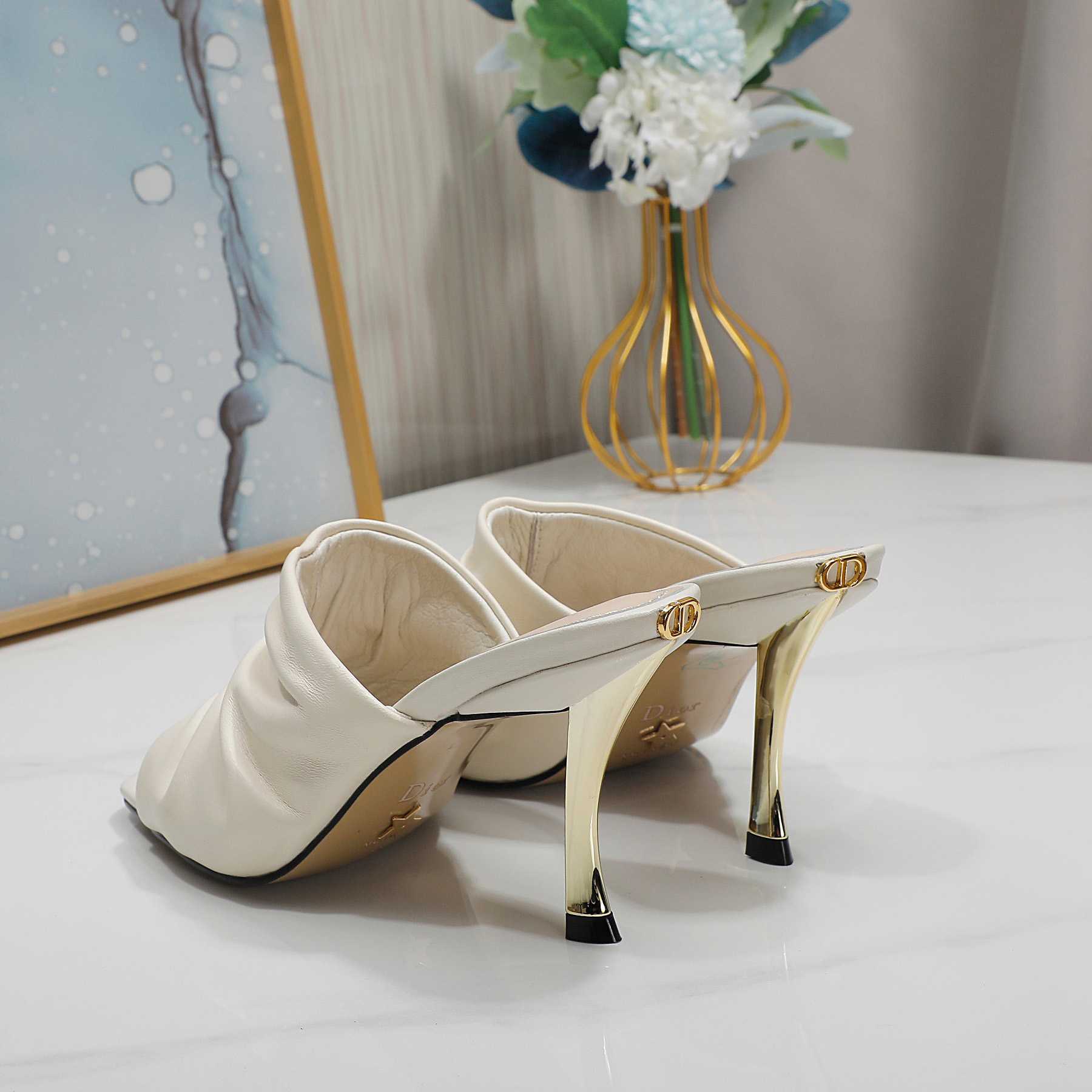 Dior D-Fame Open-Toe Pump - PerfectKickZ