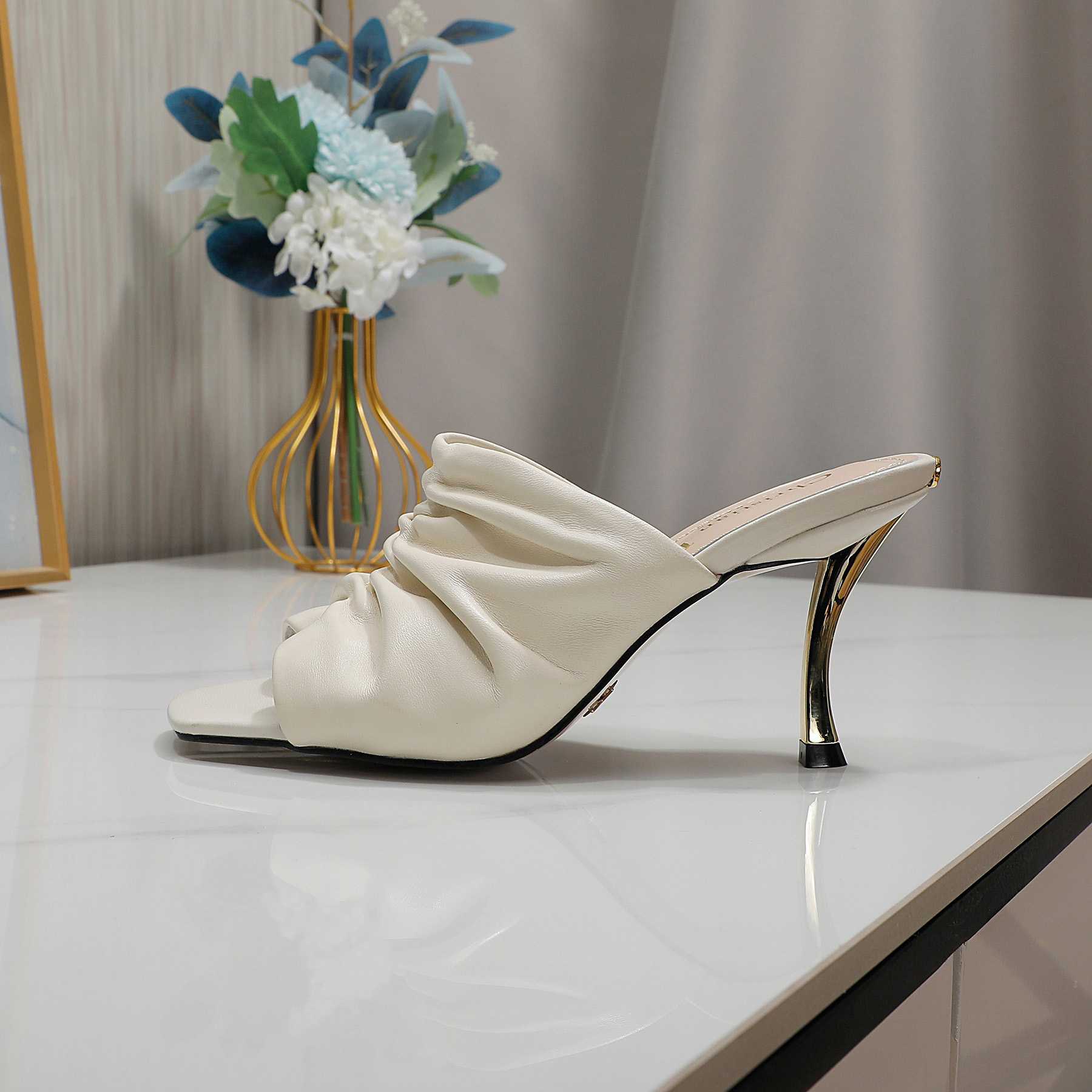 Dior D-Fame Open-Toe Pump - PerfectKickZ