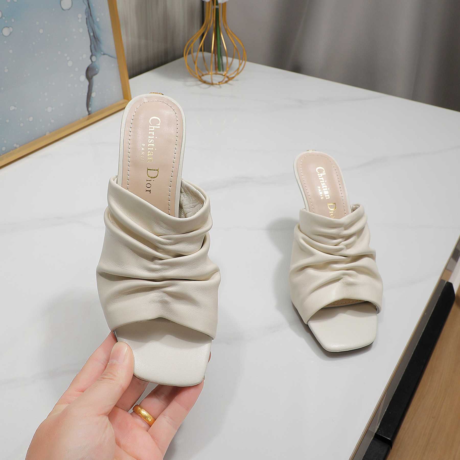 Dior D-Fame Open-Toe Pump - PerfectKickZ