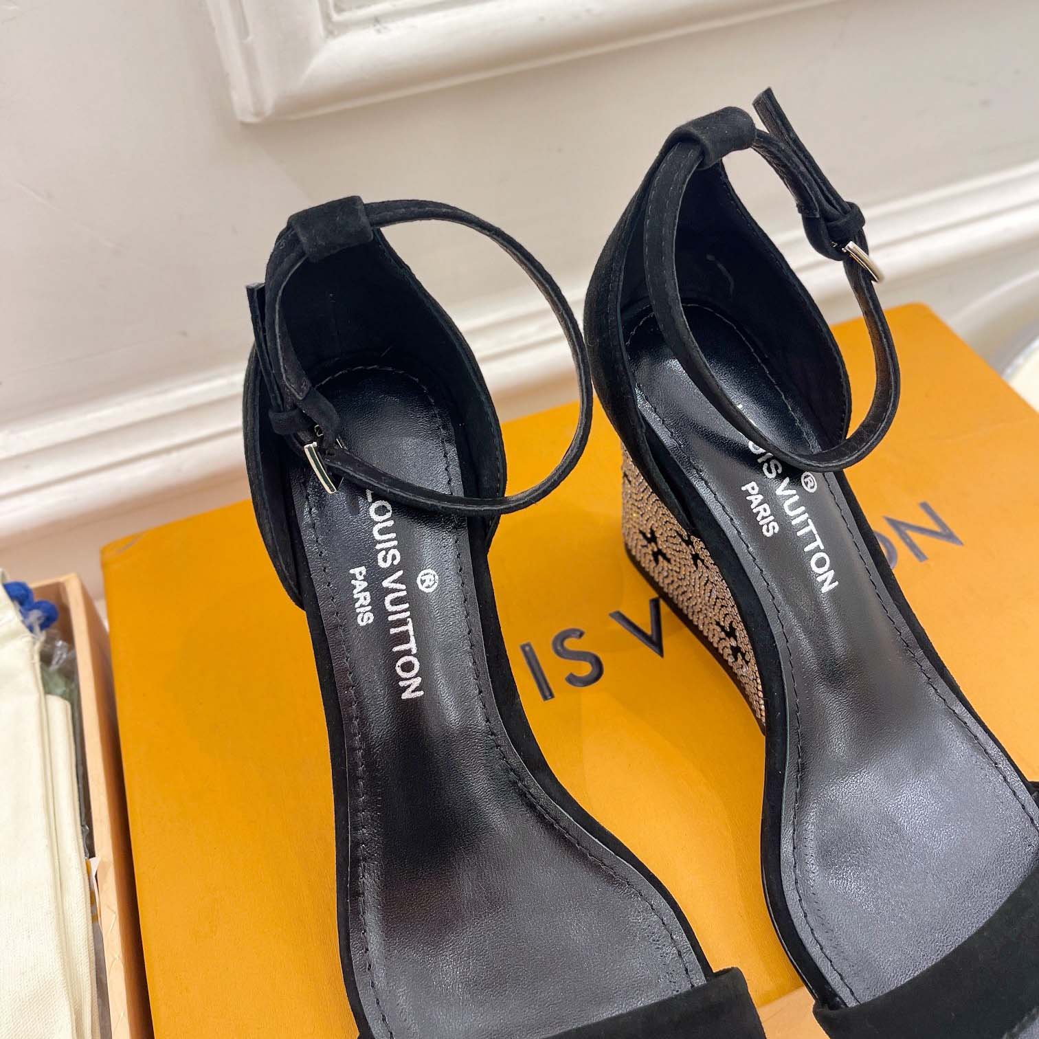 Louis Vuitton Appeal Wedge Sandal       1AACNU - PerfectKickZ