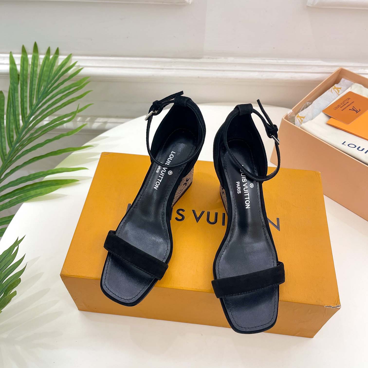 Louis Vuitton Appeal Wedge Sandal       1AACNU - PerfectKickZ
