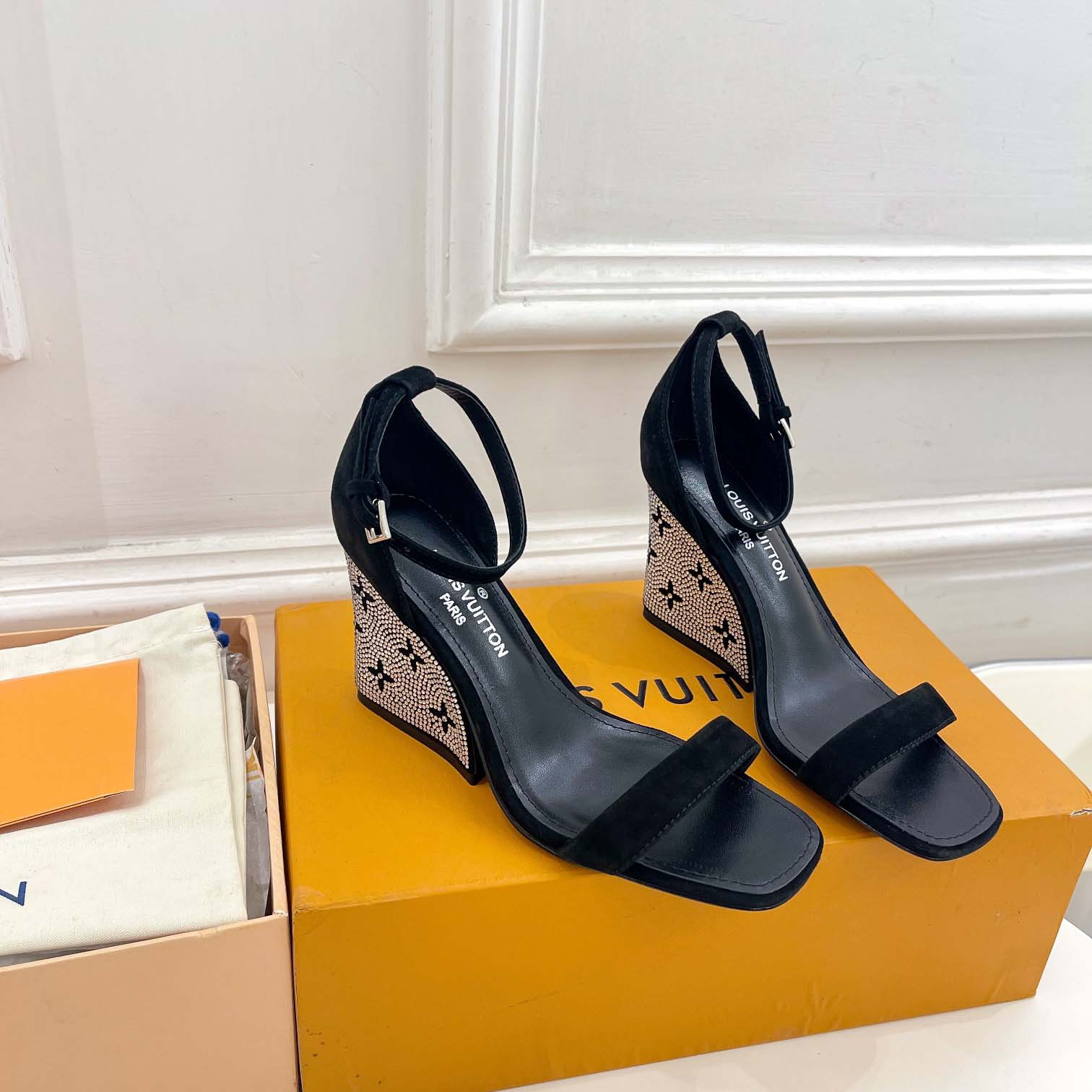 Louis Vuitton Appeal Wedge Sandal       1AACNU - PerfectKickZ