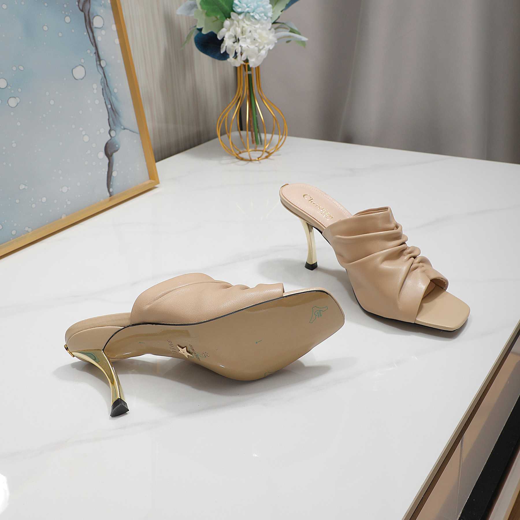 Dior D-Fame Open-Toe Pump - 