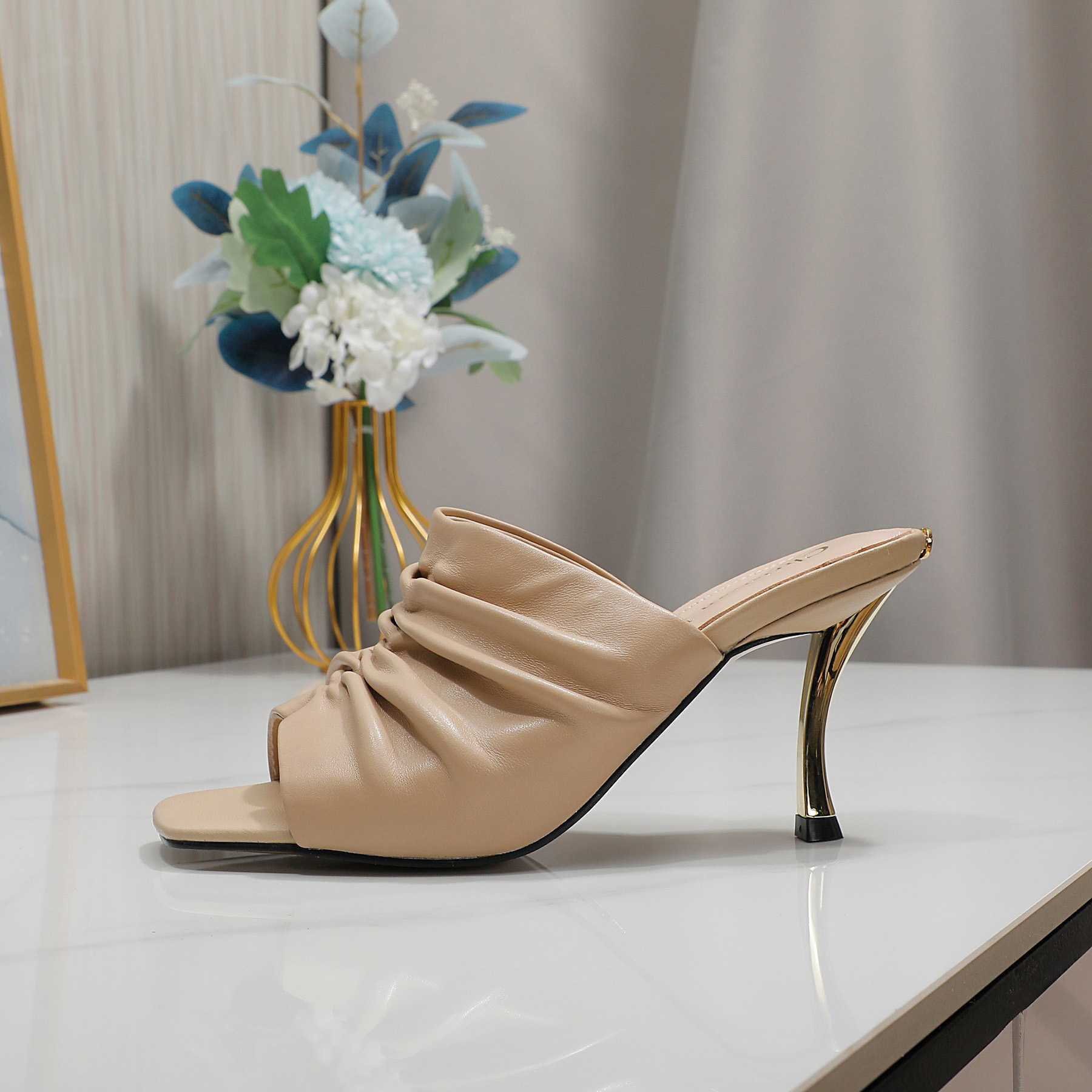 Dior D-Fame Open-Toe Pump - 