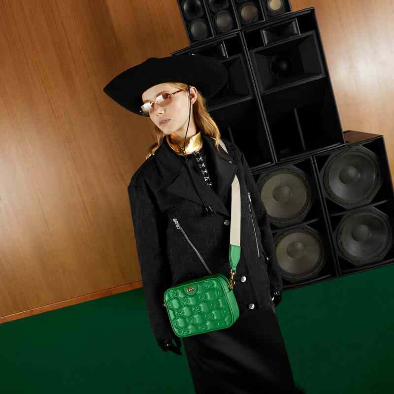 Gucci GG Matelassé Small Bag(21.5-17-7.5cm) - PerfectKickZ