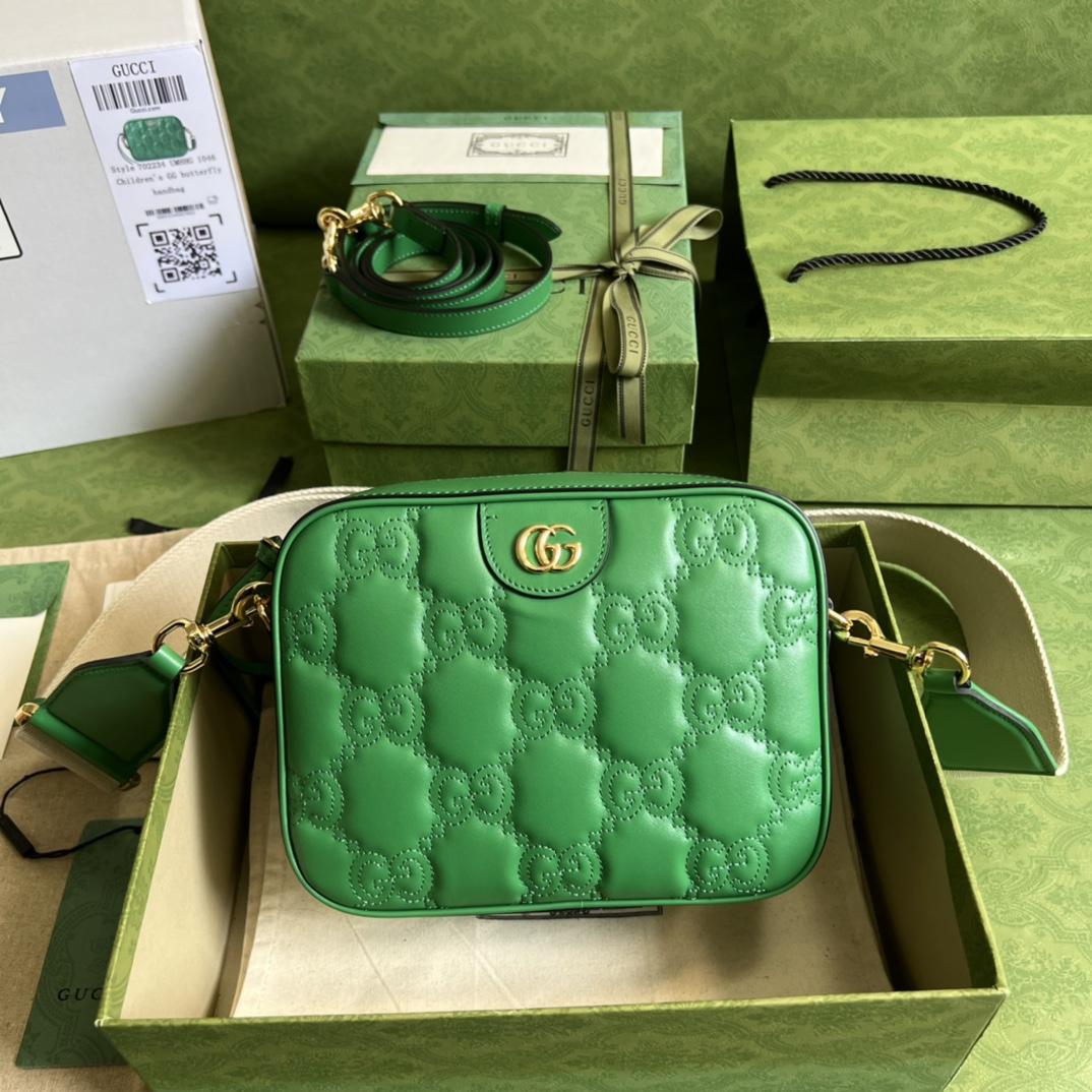 Gucci GG Matelassé Small Bag(21.5-17-7.5cm) - PerfectKickZ