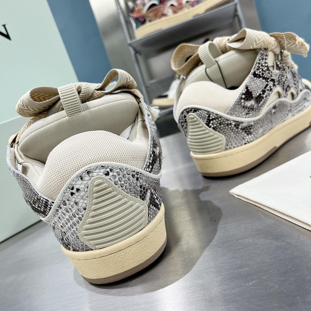Lanvin Curb Low-Top Sneakers - PerfectKickZ