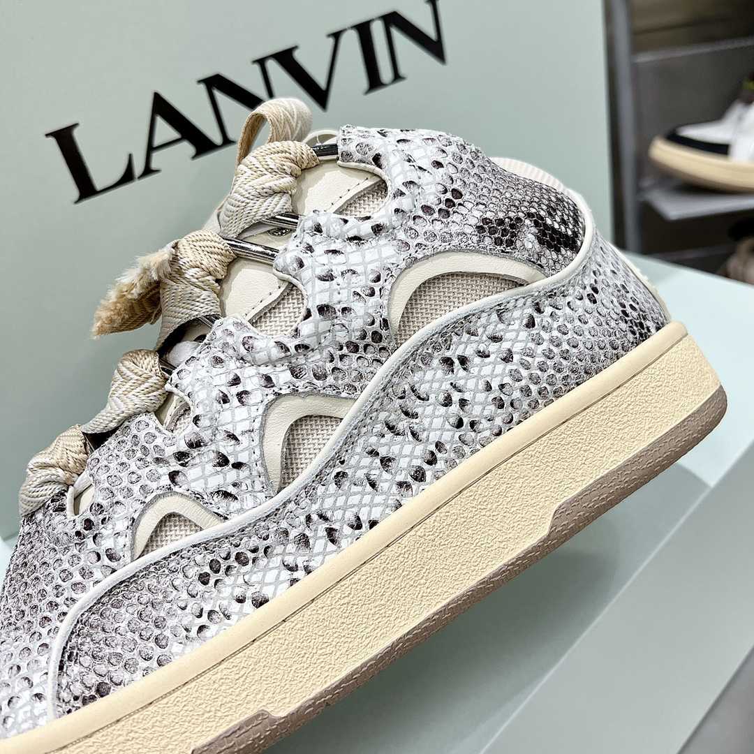 Lanvin Curb Low-Top Sneakers - PerfectKickZ