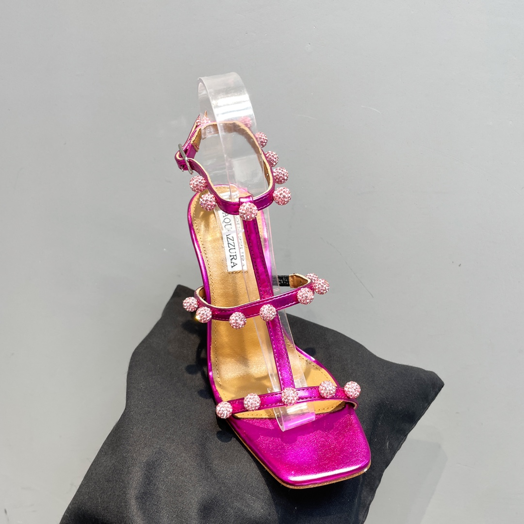 Aquazzura Cha Cha Cha Crystal Sandal  95 - PerfectKickZ