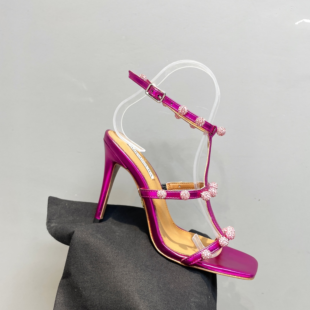Aquazzura Cha Cha Cha Crystal Sandal  95 - PerfectKickZ