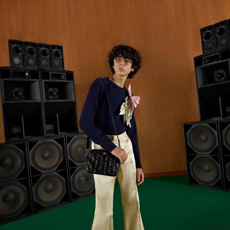 Gucci GG Matelassé Small Bag(21.5-17-7.5cm) - PerfectKickZ