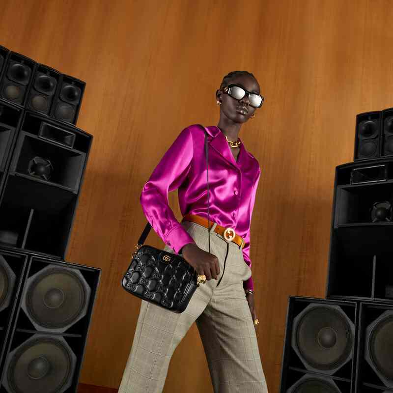Gucci GG Matelassé Small Bag(21.5-17-7.5cm) - PerfectKickZ