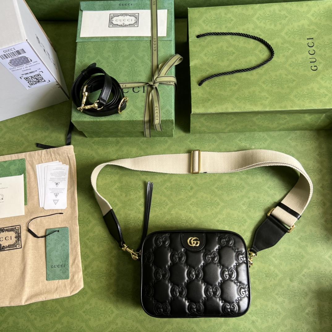 Gucci GG Matelassé Small Bag(21.5-17-7.5cm) - 