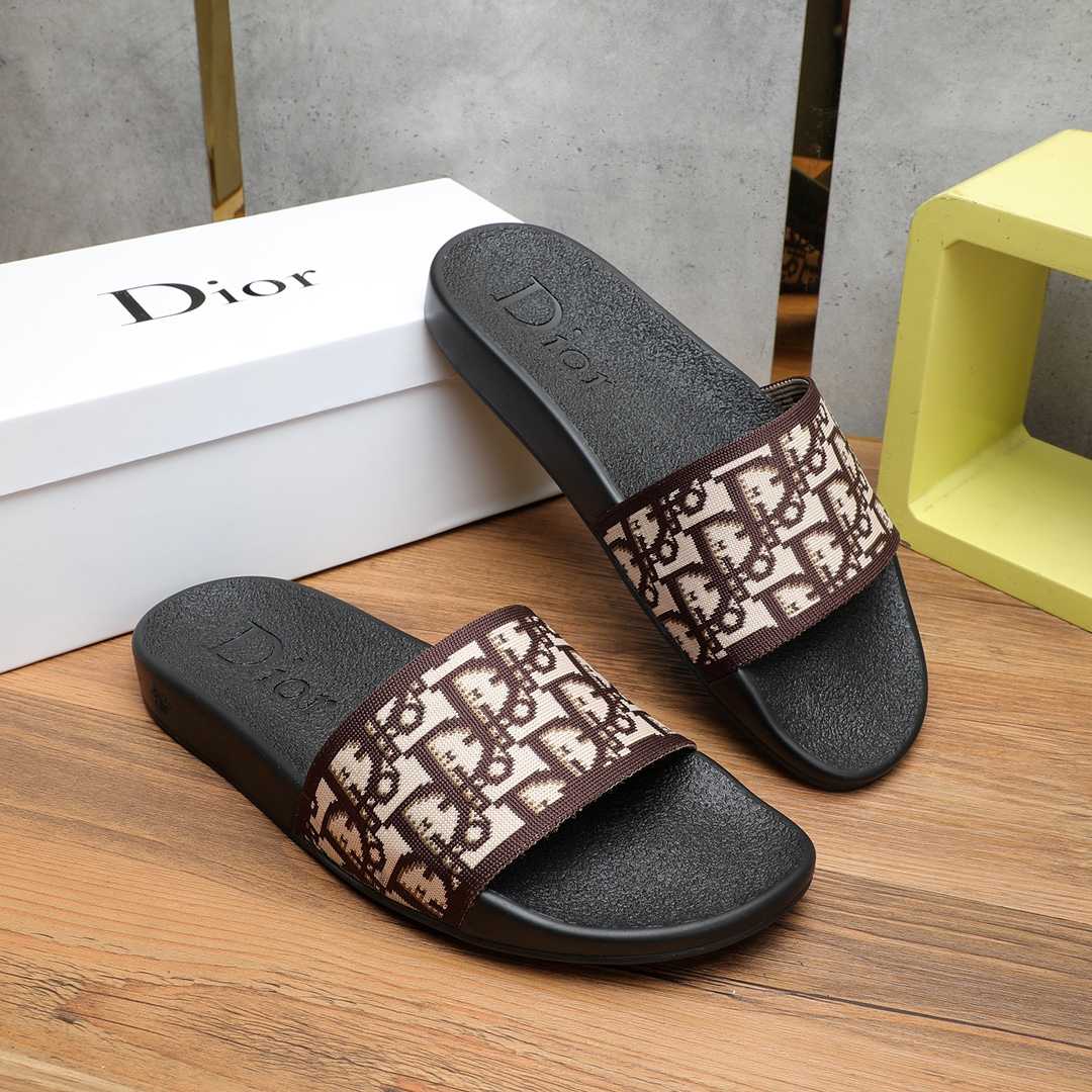 Dior Oblique Jacquard Sandals  - PerfectKickZ