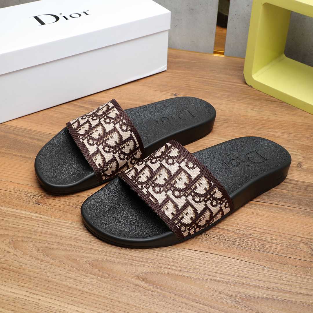 Dior Oblique Jacquard Sandals  - PerfectKickZ