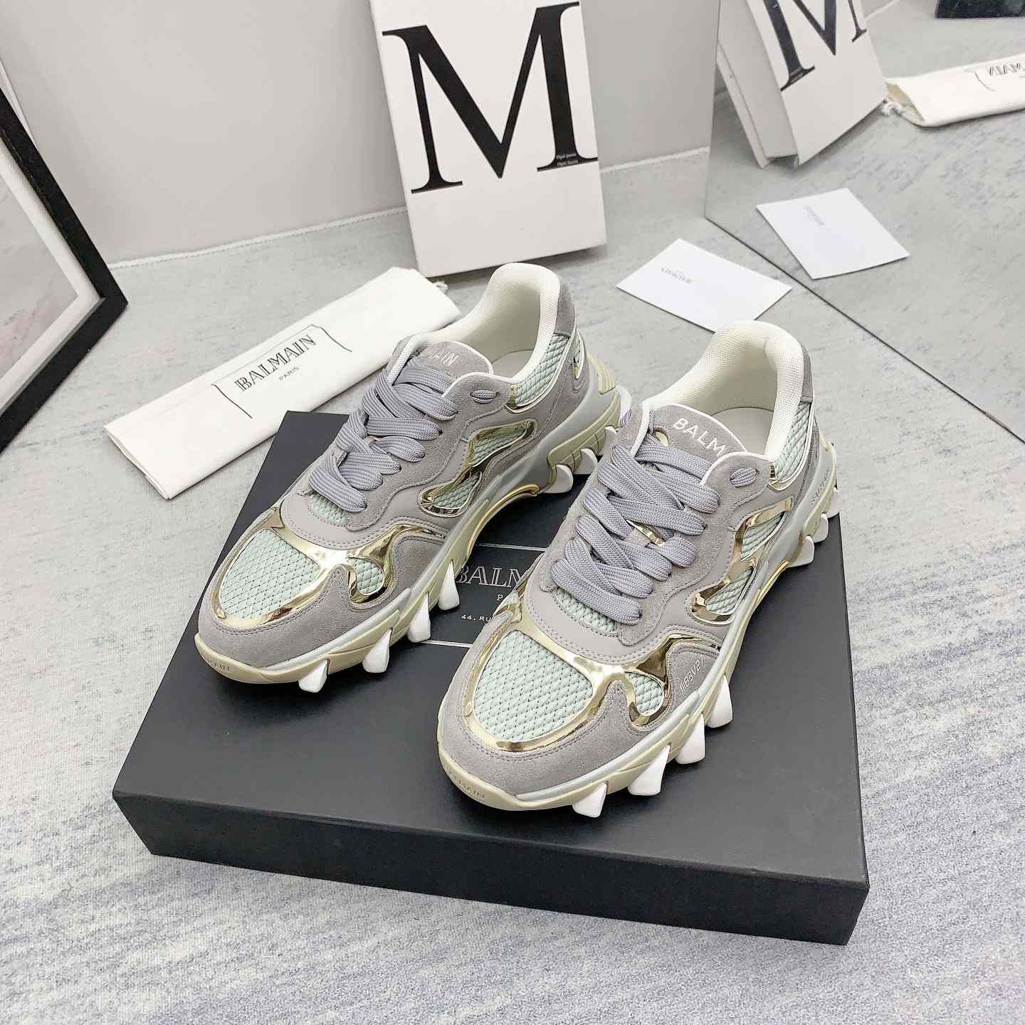 Balmain Beige B-East Sneakers - PerfectKickZ