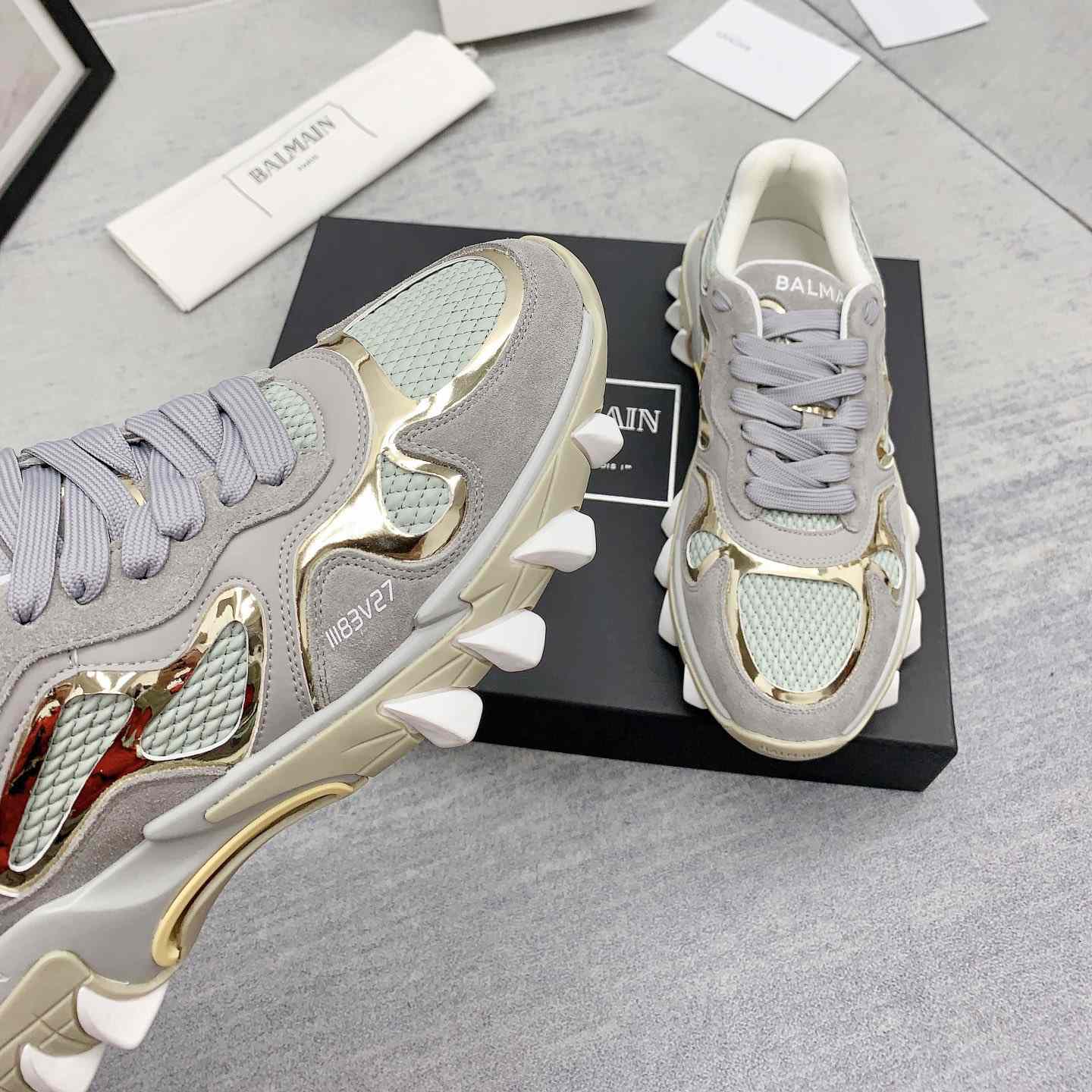 Balmain Beige B-East Sneakers - PerfectKickZ