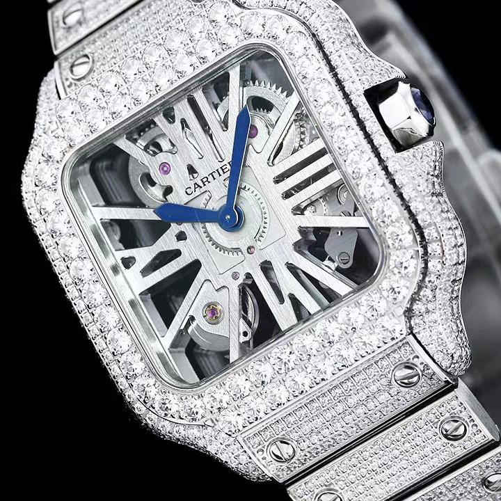Cartier Santos De Cartier Skeleton    - 