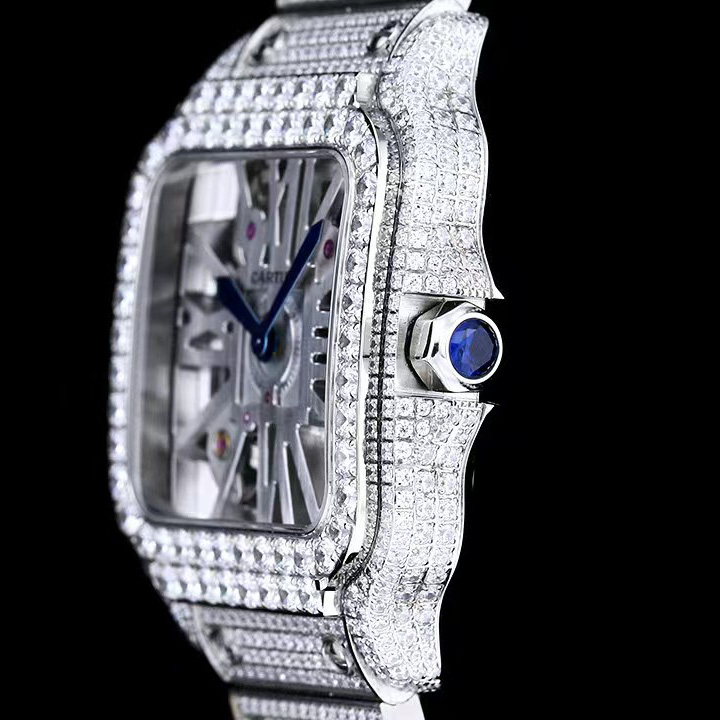 Cartier Santos De Cartier Skeleton    - 
