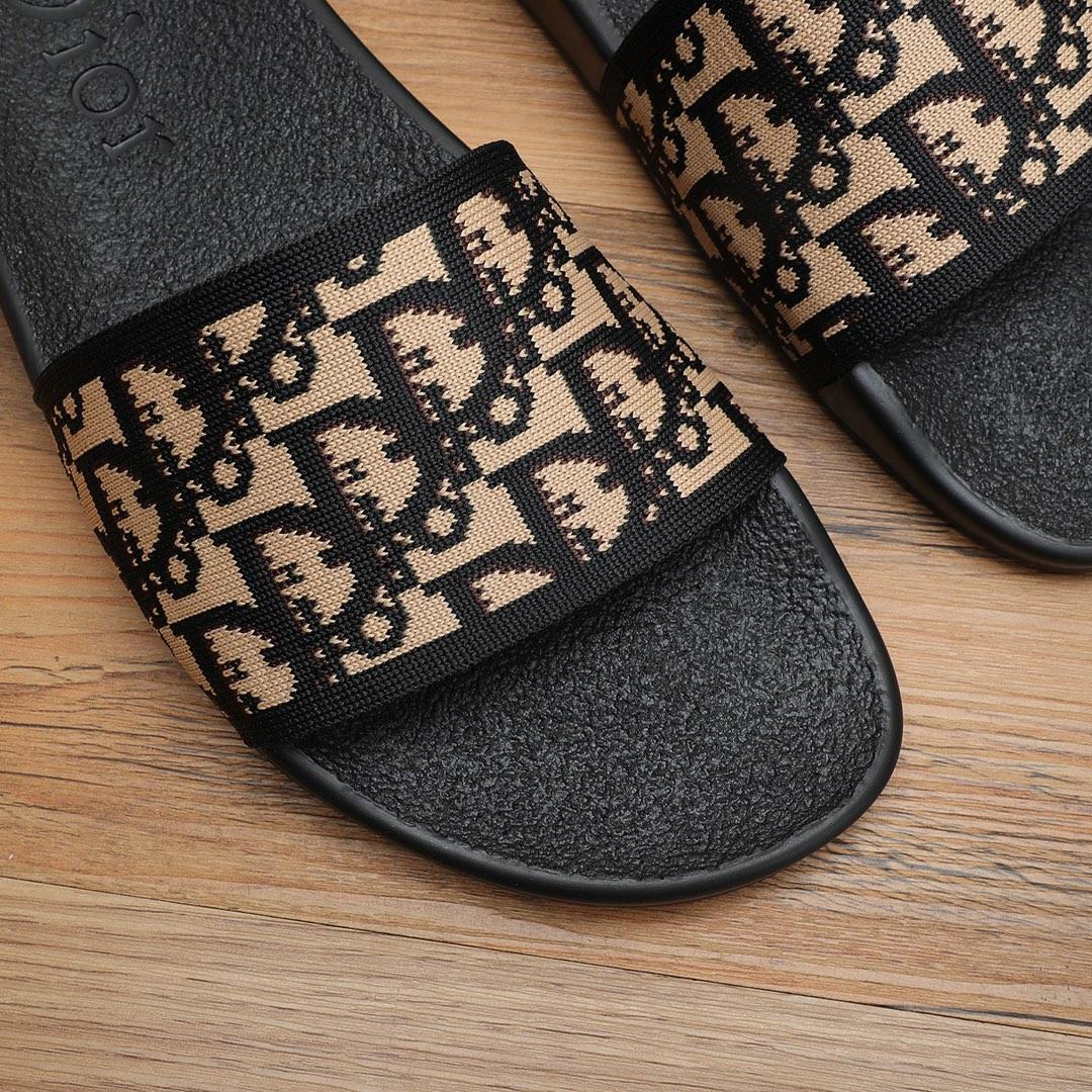 Dior Oblique Jacquard Sandals  - PerfectKickZ