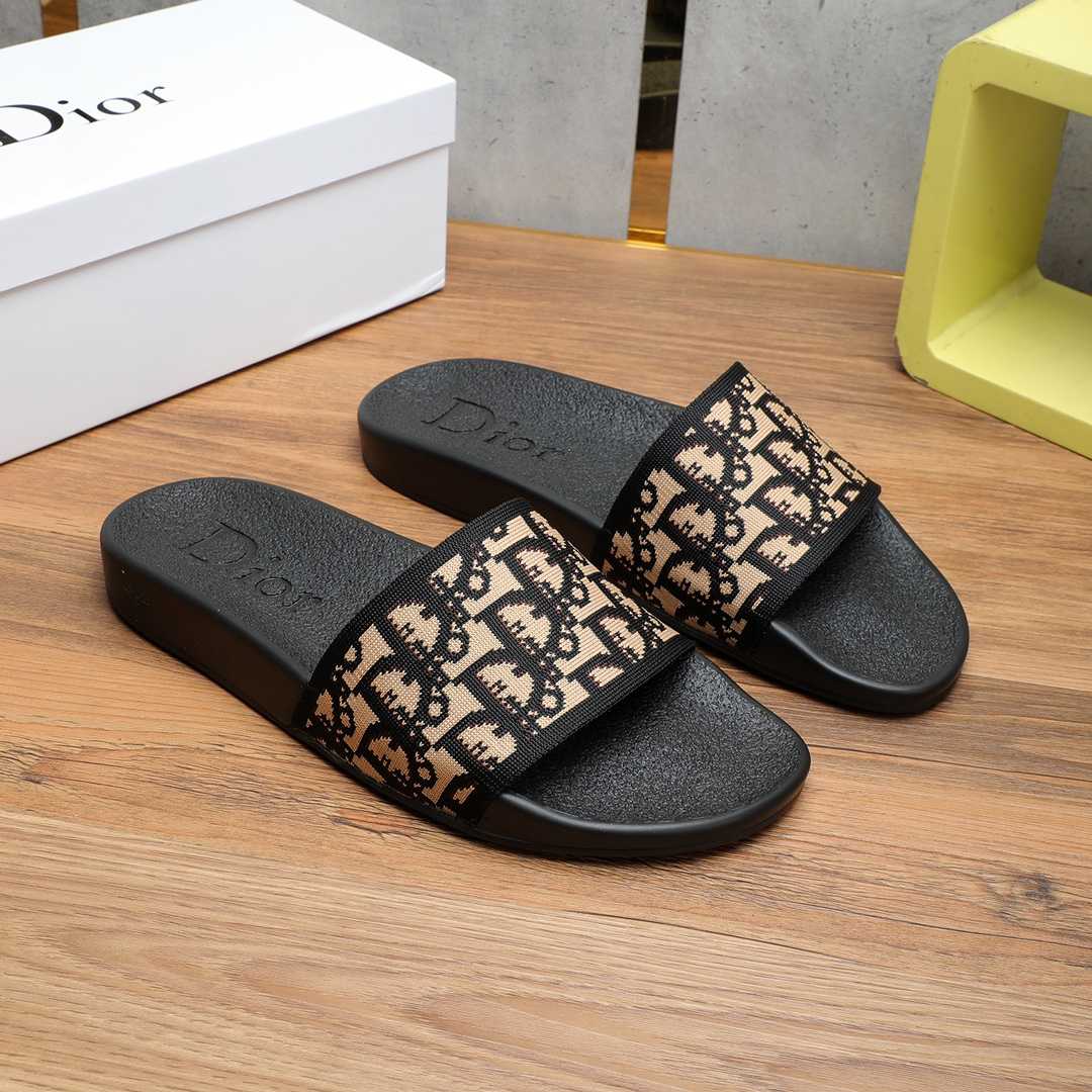 Dior Oblique Jacquard Sandals  - PerfectKickZ