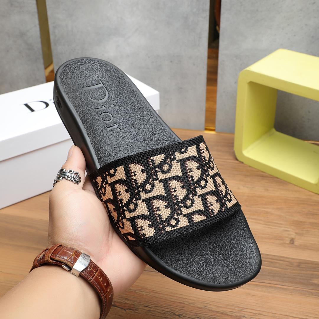 Dior Oblique Jacquard Sandals  - PerfectKickZ